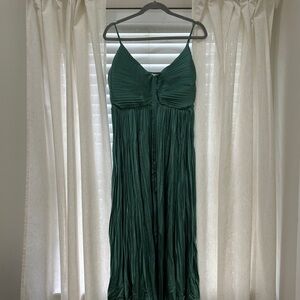 Astr Teal Maxi Dress